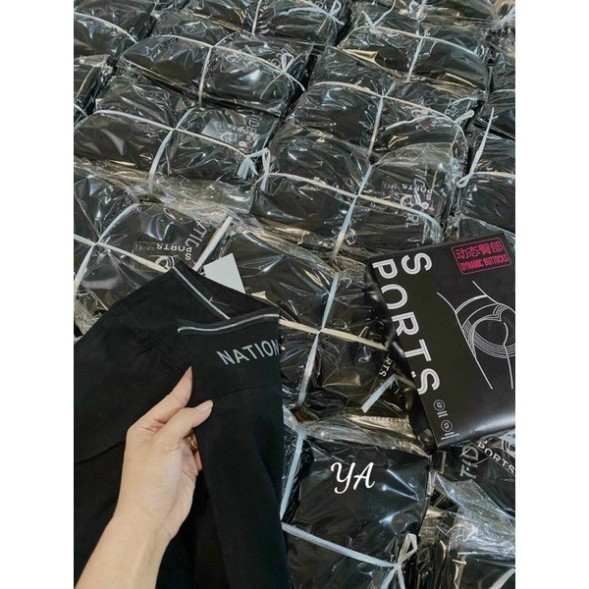 Quần legging nữ gen bụng cạp chéo thể thao siêu hot chất thun co giãn có viền | BigBuy360 - bigbuy360.vn