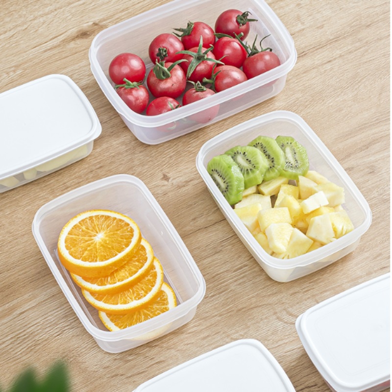 Hộp đựng thực phẩm, đựng đồ ăn trong tủ lạnh Fitin Pack màu trắng Nakaya hàng nội địa Nhật Bản Aichi Mart