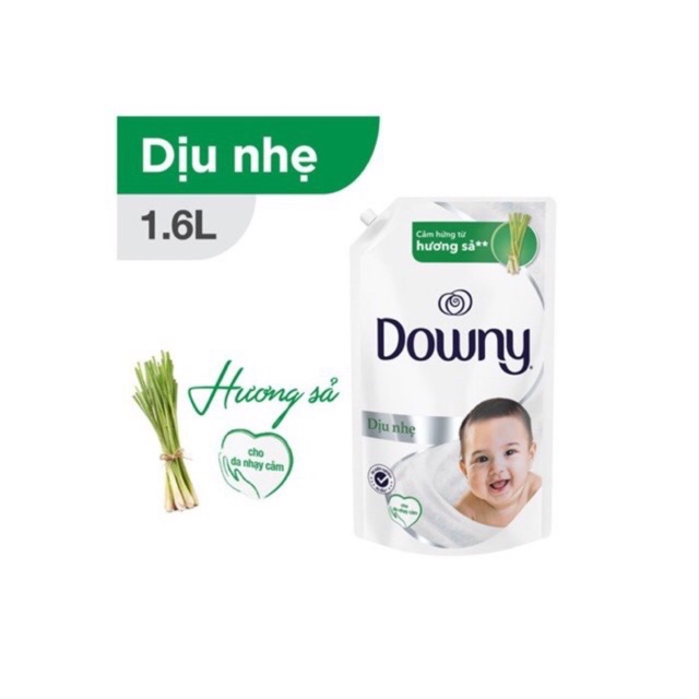 XẢ VẢI DOWNY HƯƠNG XẢ TÚI 1.6L