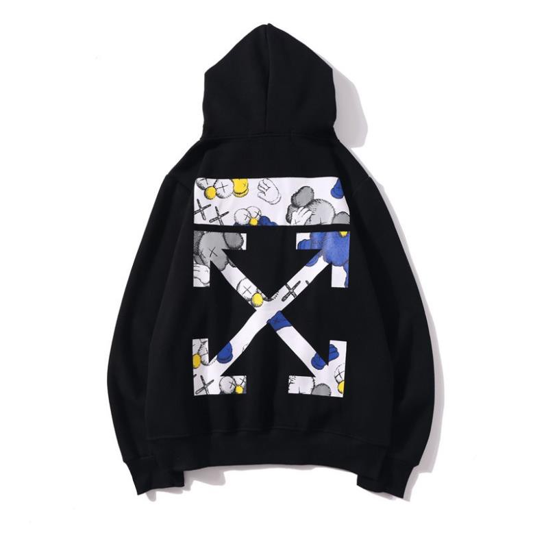 RẺ VÔ ĐICH- Áo hoodie off white kaws nỉ unisex FREESHIP NVH