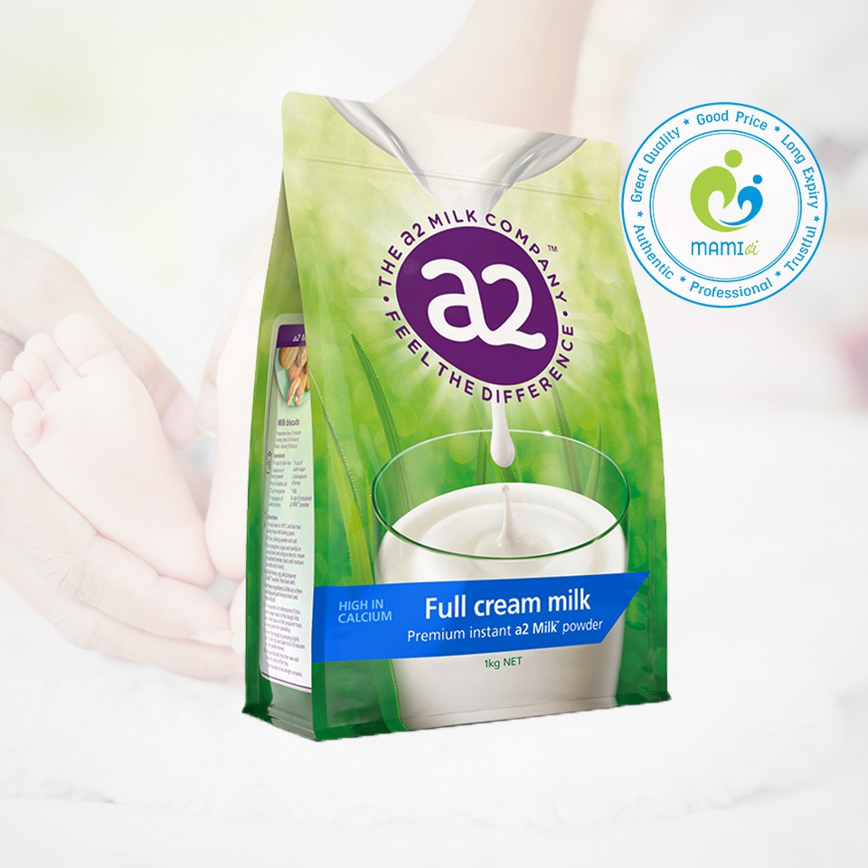 Sữa A2 Úc, Sữa Tươi Nguyên Kem Dạng Bột gói 1kg