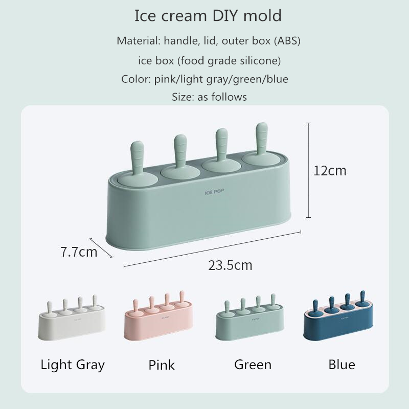 Creative DIY Ice-cream Molds / Summer Freezer Popsicle Molds Maker / Ice Lolly Pop Mould / DIY Homemade Freezer Lolly Mould