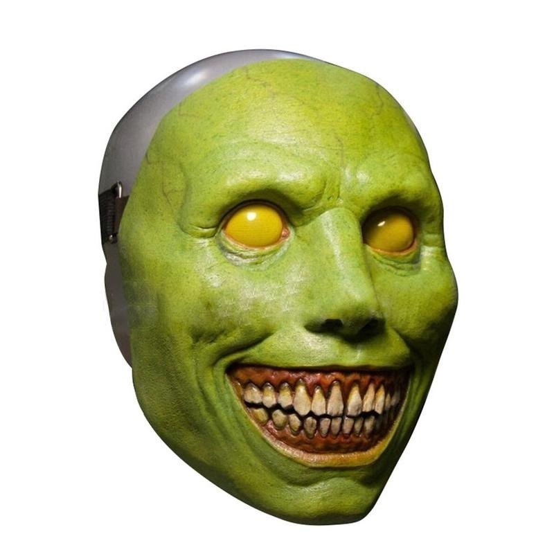 Mặt Nạ Hóa Trang Halloween 2 Màu Hình Mặt Cười Độc Đáo