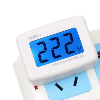Đồng hồ báo điện áp cắm điện phát sáng
