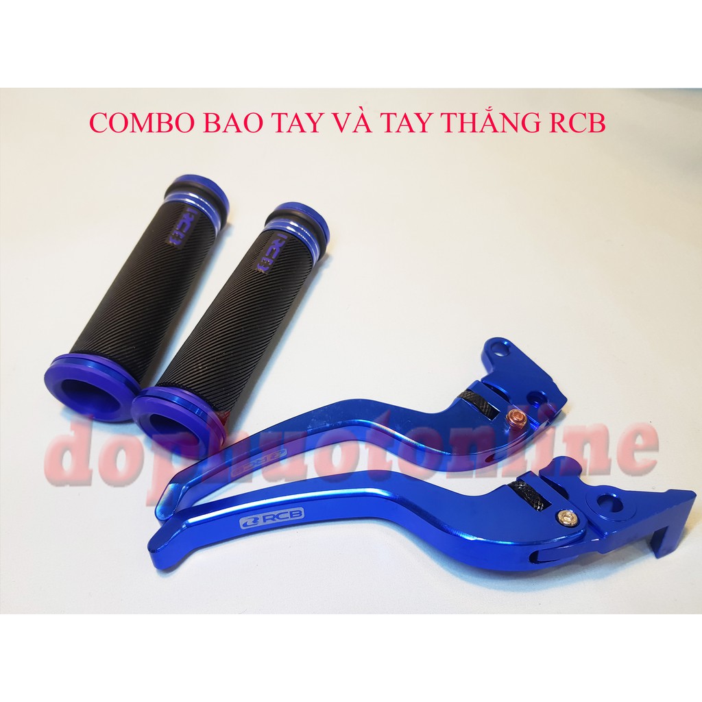 COMBO Đồ xe Airblade/ vision: 2 Gương, 2 Bao tay, 2 Tay phanh RCB chính hãng &lt;TOPGEAR&gt;