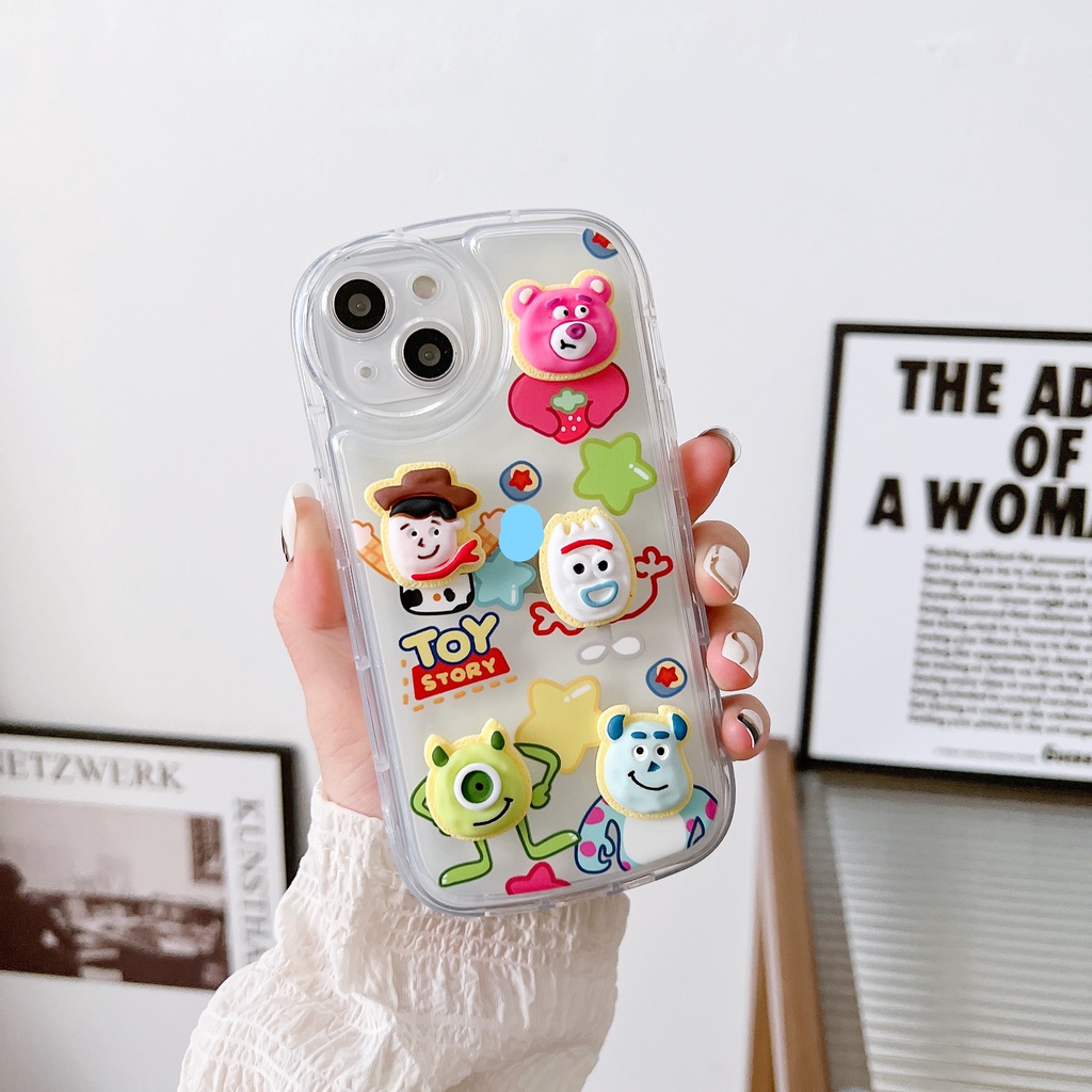 Ốp Điện Thoại Hình Gấu 3D Cho iPhone 14 / 13 / 12 / 11 / X / 8 / 7P