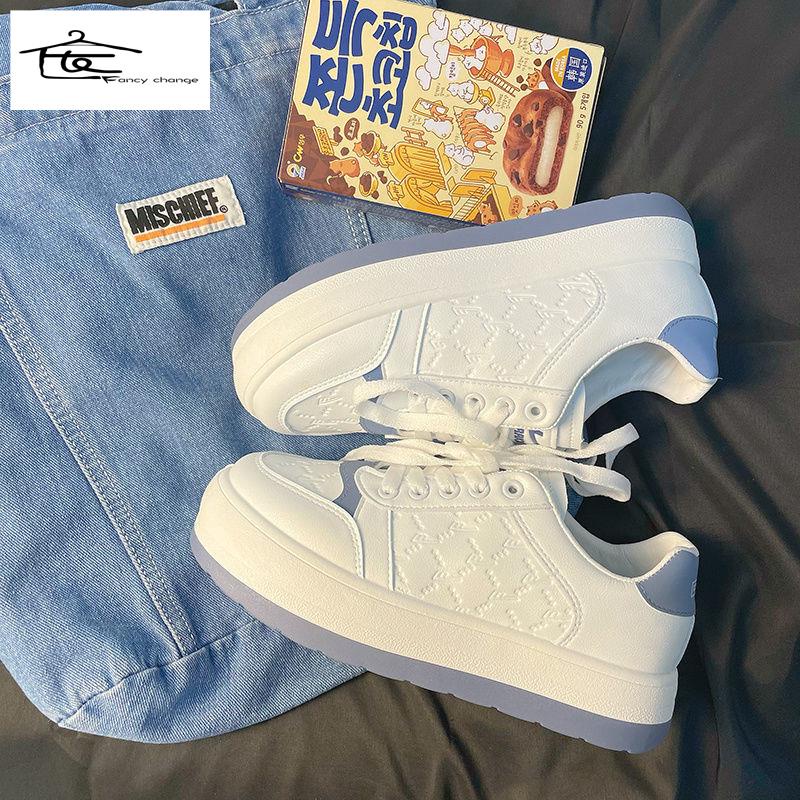 Giày Mũi Tròn Thiết Kế Dễ Thương Thời Trang Xuân Thu Cho Nữ 2022