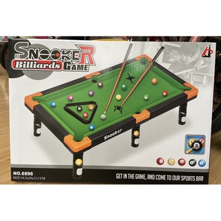 CÓ ĐÁNH SỐ BỘ BÀN BI A MẶT NỈ 2 gậy BÀN CHƠI BIDA 6 lỗ cho bé vui chơi bia đồ chơi giải trí TO NỬA MÉT