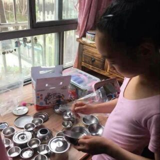 Bộ đồ chơi nấu ăn inox 32 món