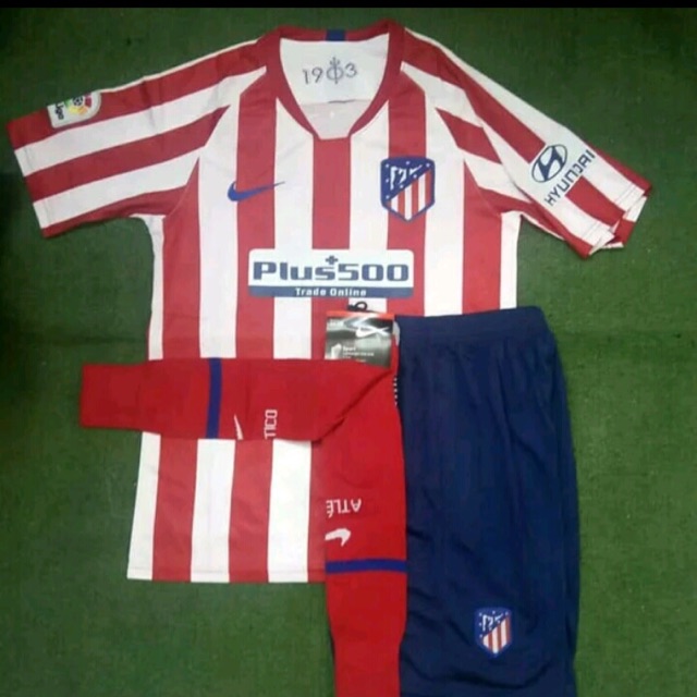 Áo Thun Đá Banh Jersey 1 One Stel Atletico Madrid Atm Ucl 2019 2020