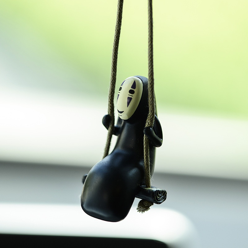 Mô hình nhân vật vô diện phim spirited away trang trí
