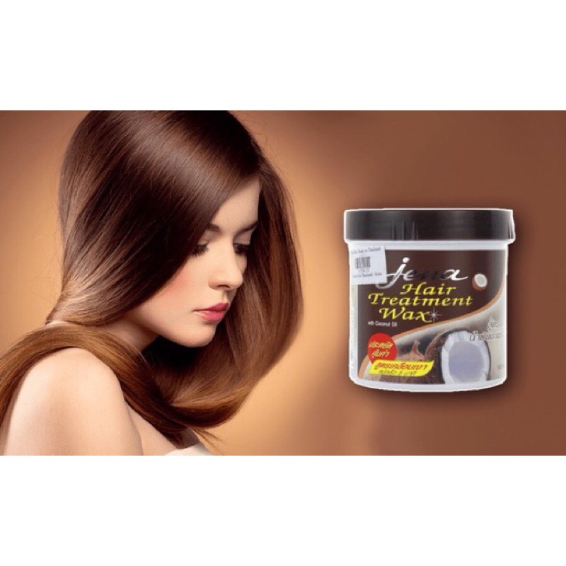 kem ủ tóc tinh dầu dừa Jena Coconut Hair Treatment Wax 500mlmầu nâu