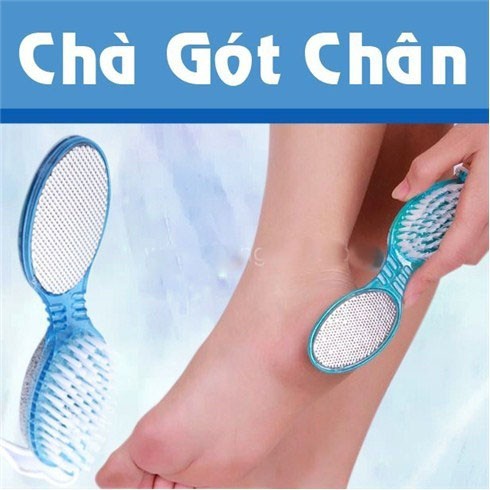 Dụng cụ chà gót chân, tẩy da chết gót chân, móng chân 2 mặt đa năng