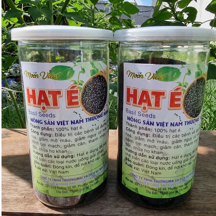 Hạt É Sạch Loại 1 Hũ 500g Thương Hiệu Monview .