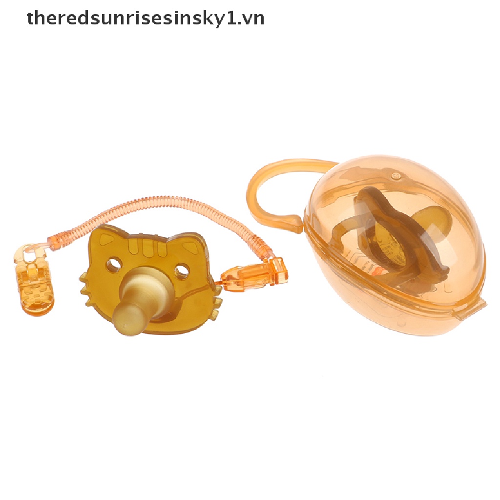 Núm ti giả bằng silicon mềm hình động vật đáng yêu cho bé sơ sinh 1.vn