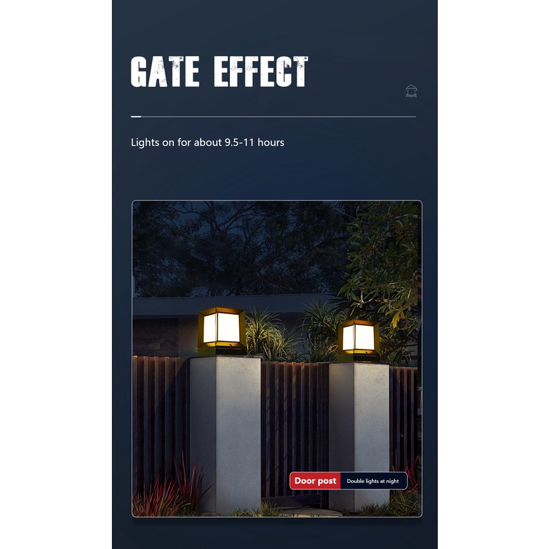 Đèn Led Năng Lượng Mặt Trời Chống Thấm Nước Dùng Trang Trí Sân Vườn DC