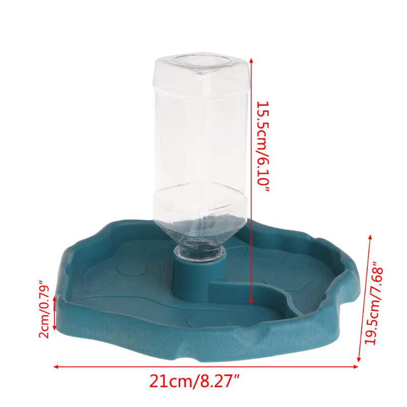 Máy Đựng Thức Ăn Nước Uống Hai Ngăn Tự Động Cho Bò Sát / Thằn Lằn / Rùa