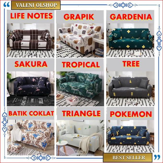 Vỏ Bọc Ghế Sofa 1 / 2 / 3 Chỗ Ngồi Co Giãn Nhập Khẩu Chất Lượng Cao Hits