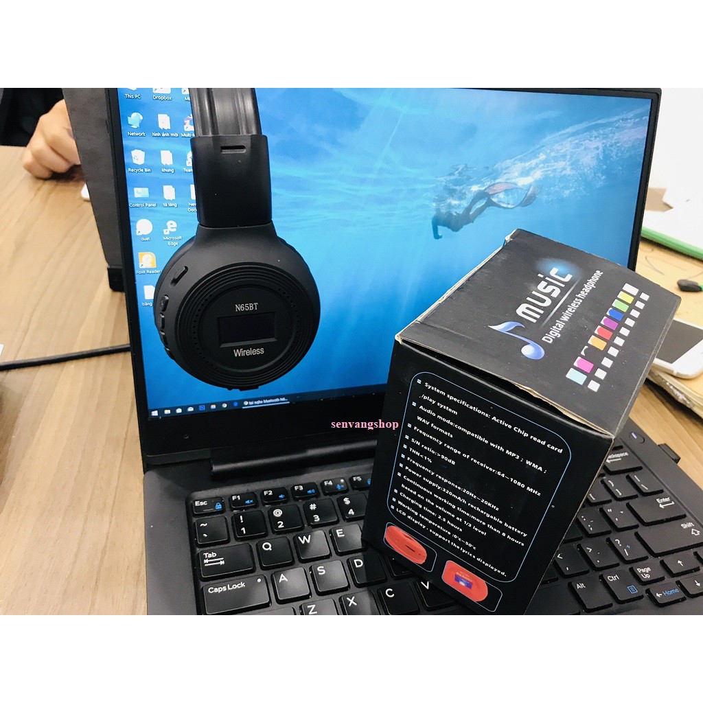 Tai nghe Audifonos N65-bt Bluetooth (Radio, Microsd, DJ,..FM) âm thanh siêu bass cực chuẩn | BigBuy360 - bigbuy360.vn