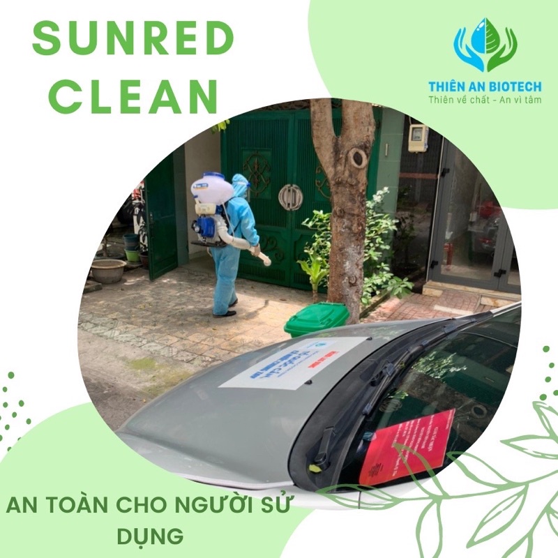 DUNG DỊCH KHỬ TRÙNG, KHỬ KHUẨN SUNRED CLEAN - GIẢI PHÁP CHỐNG DỊCH