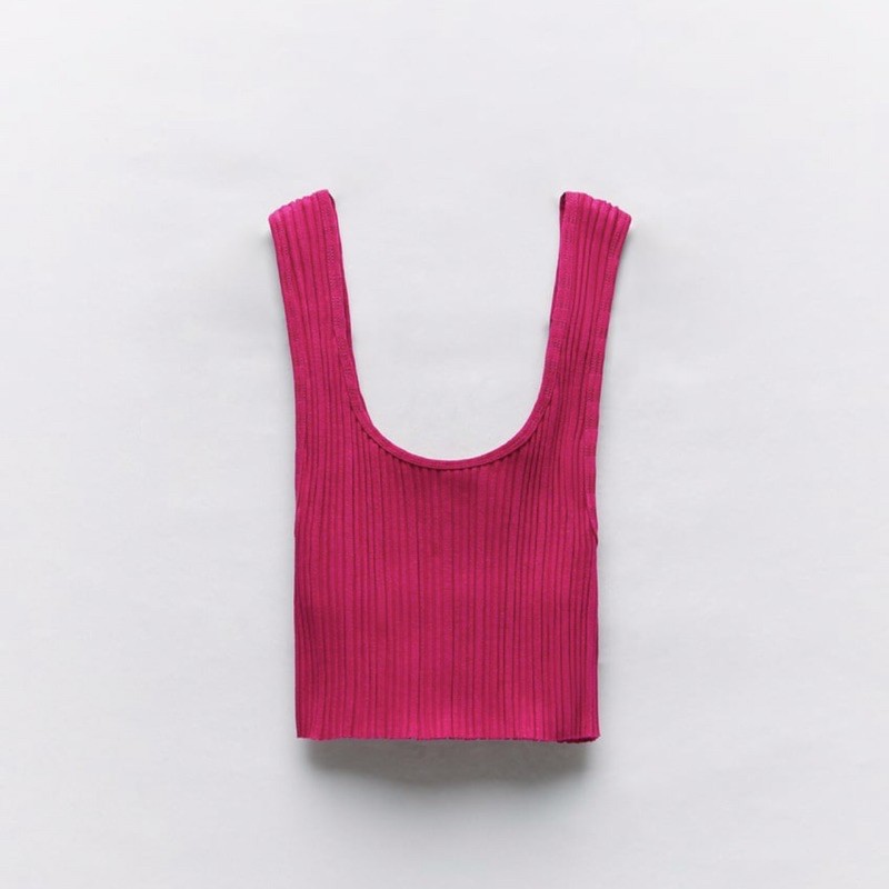 [Mã FASHIONT4WA2 giảm 10K đơn 50K] Áo croptop zaaraa không đường may xuất dư bao đẹp | BigBuy360 - bigbuy360.vn