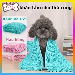 khăn tắm siêu mềm cho thú cưng