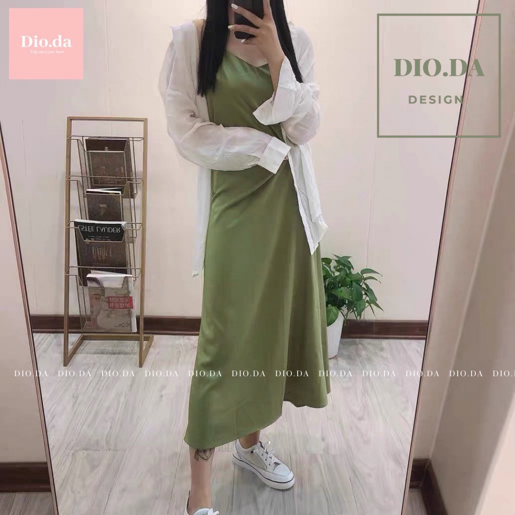 [CÁCH ĐIỆU] Váy Lụa Xoắn Eo - Dioda | BigBuy360 - bigbuy360.vn