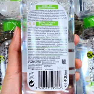 Nước tẩy trang garnier pháp 400ml, 125ml Garnier xanh lá | BigBuy360 - bigbuy360.vn