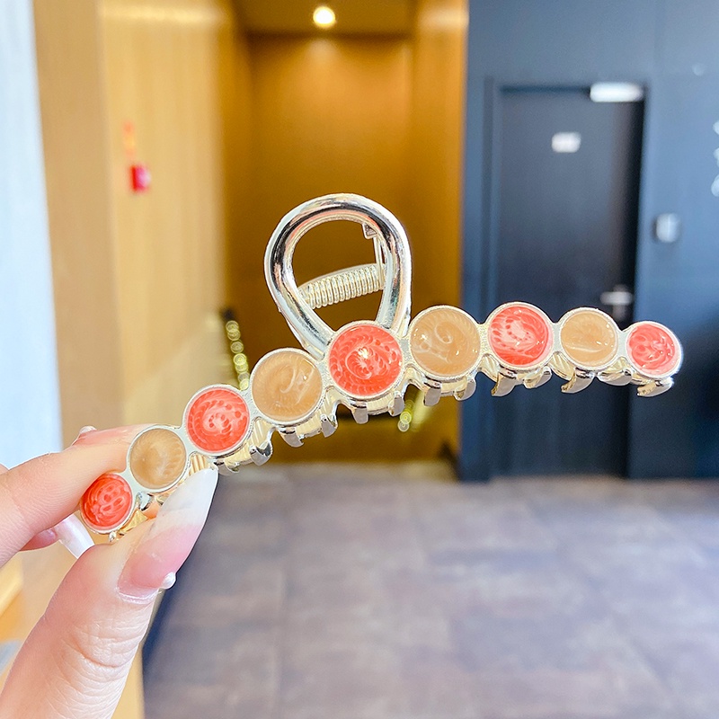 Kẹp tóc hình vây cá mập đính pha lê phong cách Hàn Quốc