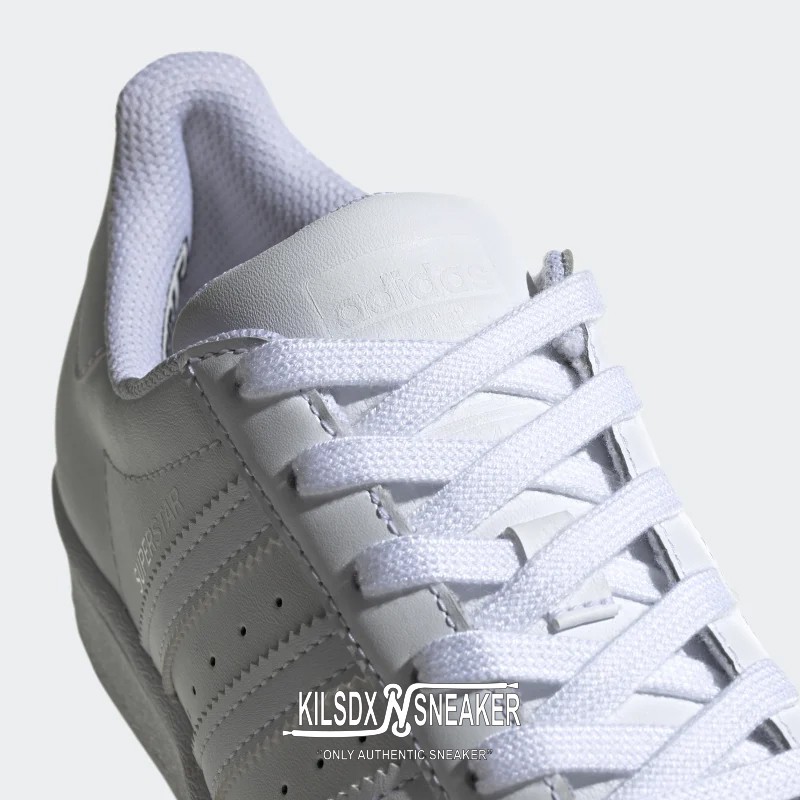 [  Chính hãng  ]-Giày Sneaker Unisex Adidas Superstar All White B23641