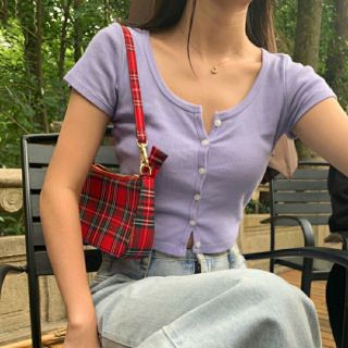 Túi Kẹp Nách Caro Đỏ Ulzzang