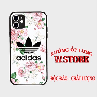 Ốp điện thoại đẳng cấp ốp IP adidas hình những bông hoa siêu đẹp dành cho Iphone 5 đến 12 promax BRD20210151