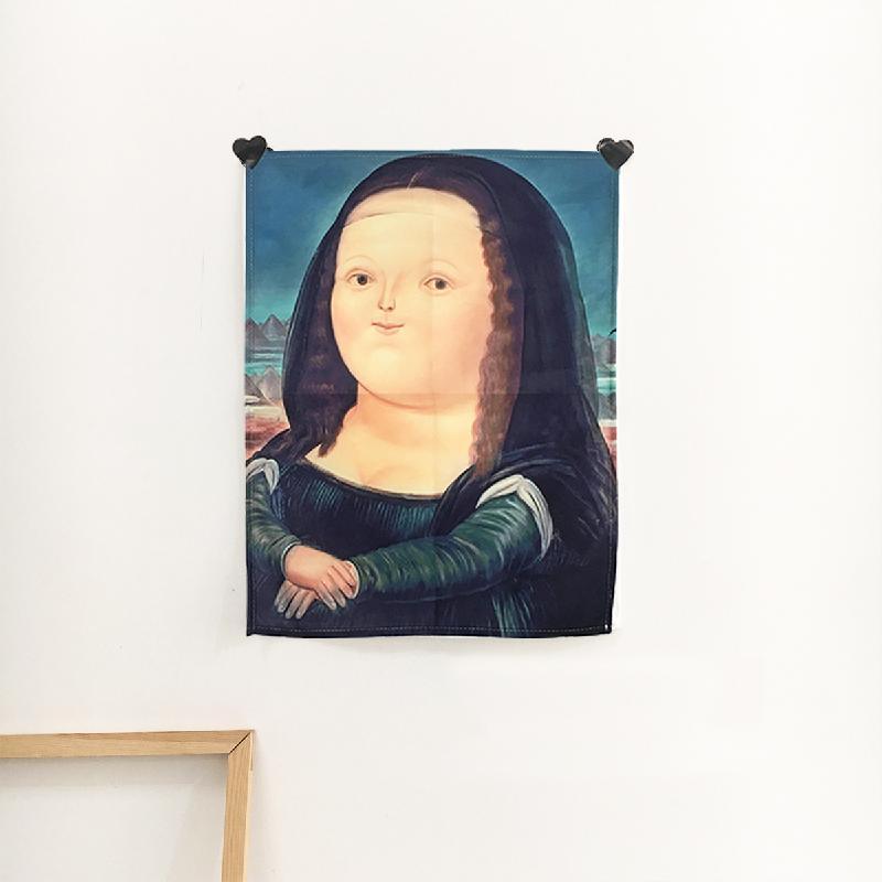 Thảm Treo Tường Trang Trí Hình Mona Lisa
