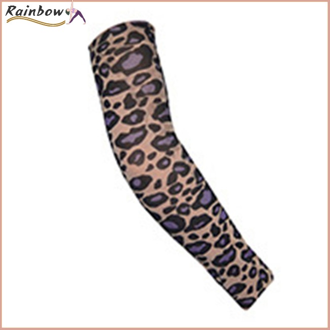 Vỏ Bọc Cánh Tay Chống Nắng UV Thoáng Khí Họa Tiết Hình Xăm Dùng Khi Đi Xe Đạp Ngoài Trời