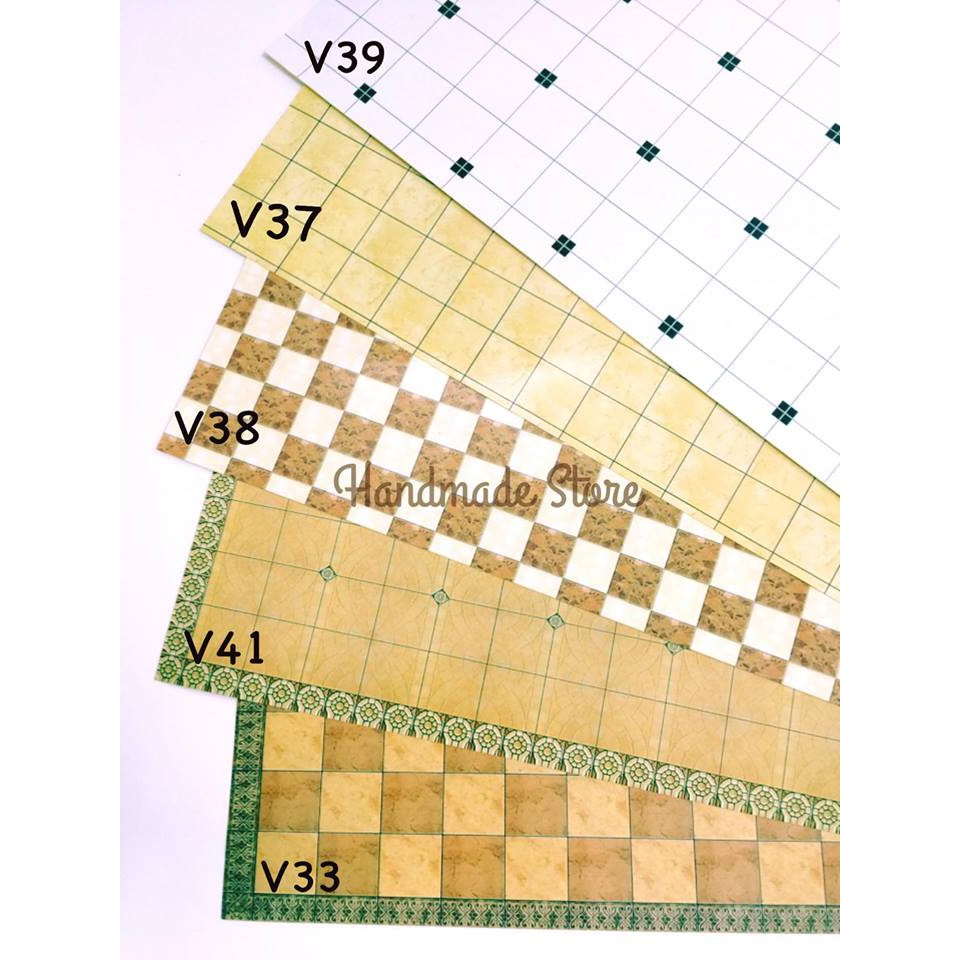 Decal sàn - tường mô hình