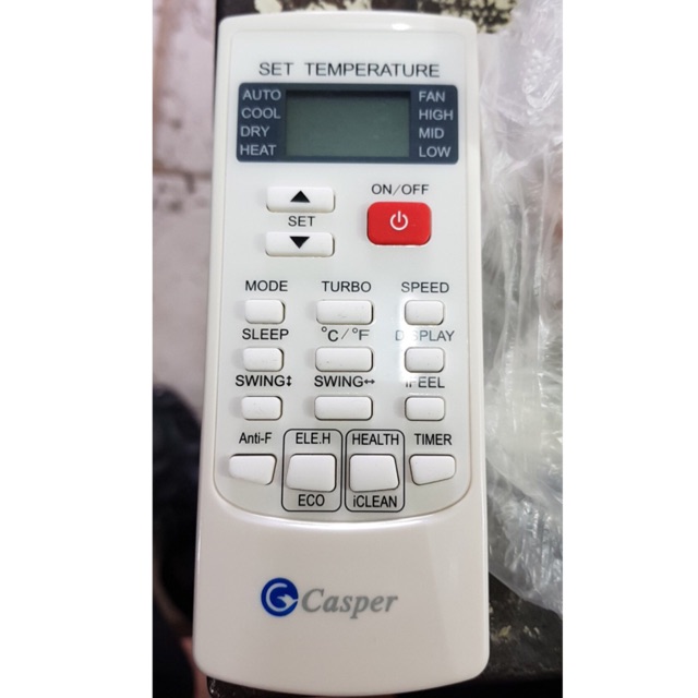 Điều khiển điều hoà casper