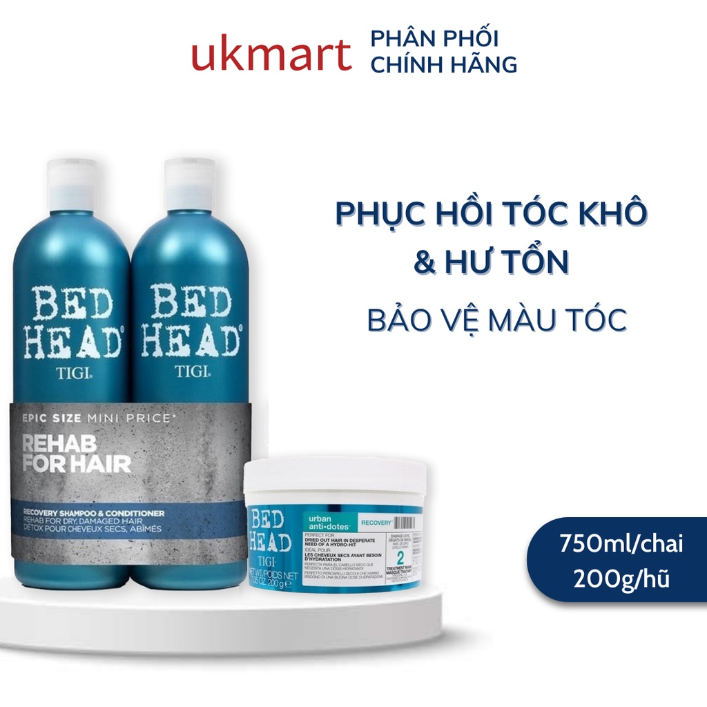 Ủ Tóc Tigi Bed Head Màu Xanh Dương