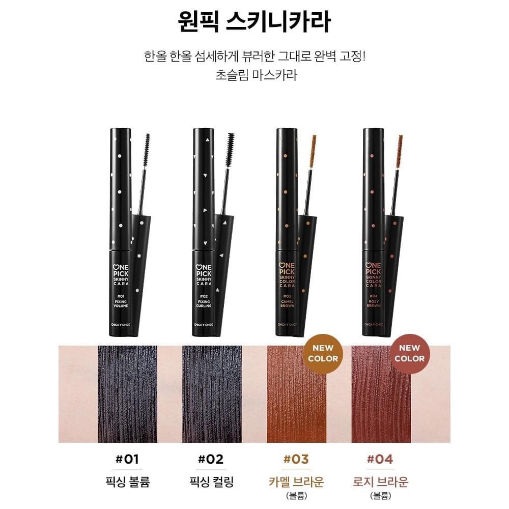 MASCARA CHICA Y CHICO One Pick Skinny Color Cara dài mi chống nước