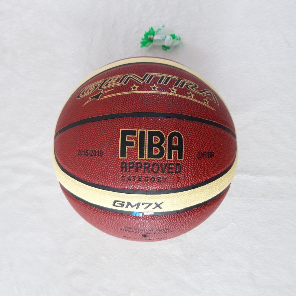 BÓNG RỔ GENTRA FIBA SỐ 7 DA PU (TẶNG TÚI ĐỰNG +KIM BƠM+ĐÔI TẤT)