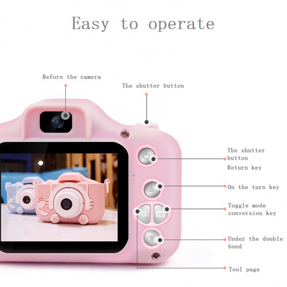 Máy ảnh kỹ thuật số độ phân giải cao cho bé
 | BigBuy360 - bigbuy360.vn