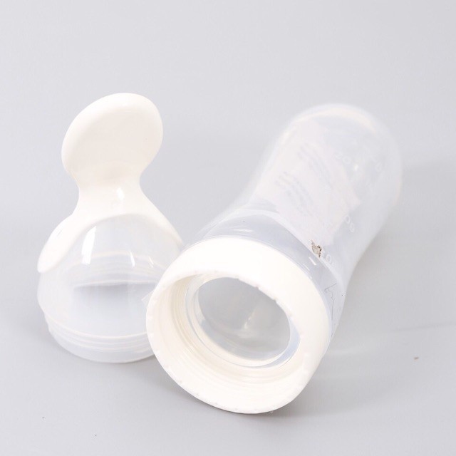 Bình sữa thìa hỗ trợ ăn dặm cho bé, bình thìa silicon cao cấp, đa năng, tiện lợi cho mẹ và bé