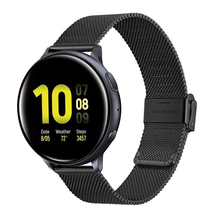 [Galaxy Watch Active 2] Dây đeo thép Milanese khóa cài Samsung Galaxy Watch Active 2