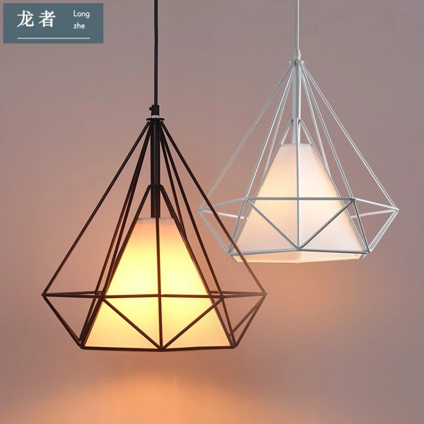 Đèn thả kim cương TH-SKC380 đường kính380mm - Tặng kèm bóng led 3w