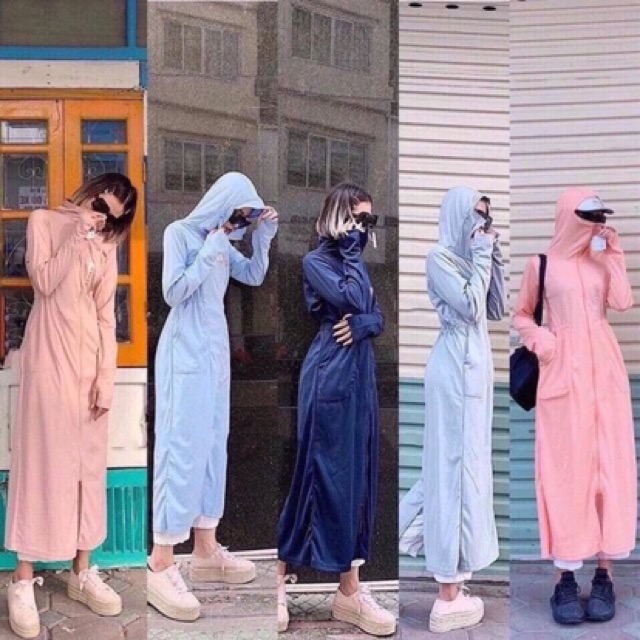 Áo choàng chống nắng thông hơi