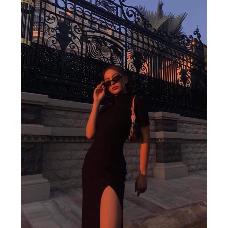 váy body xẻ đùi tôn dáng | BigBuy360 - bigbuy360.vn