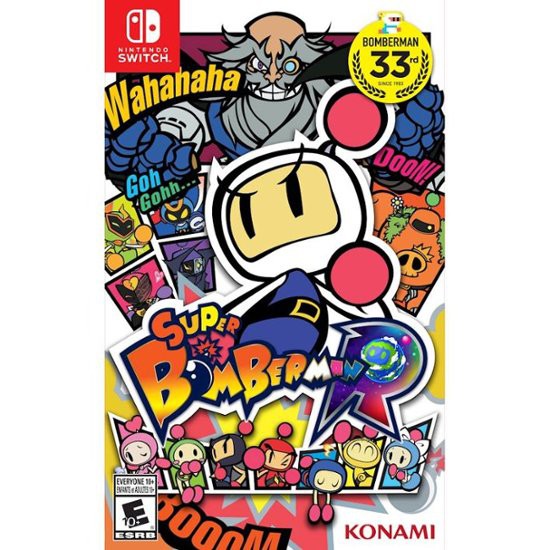 [Mã 66ELHASALE hoàn 7% đơn 500K] Băng Game Nintendo Switch - Super Bomberman R (Nguyên Seal) Hệ US