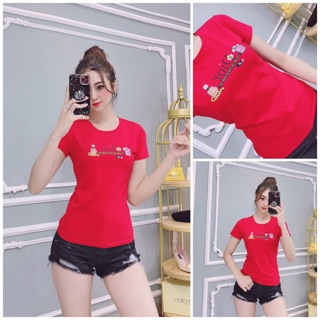 Áo thun thái ôm mềm mịn mát chụp thật