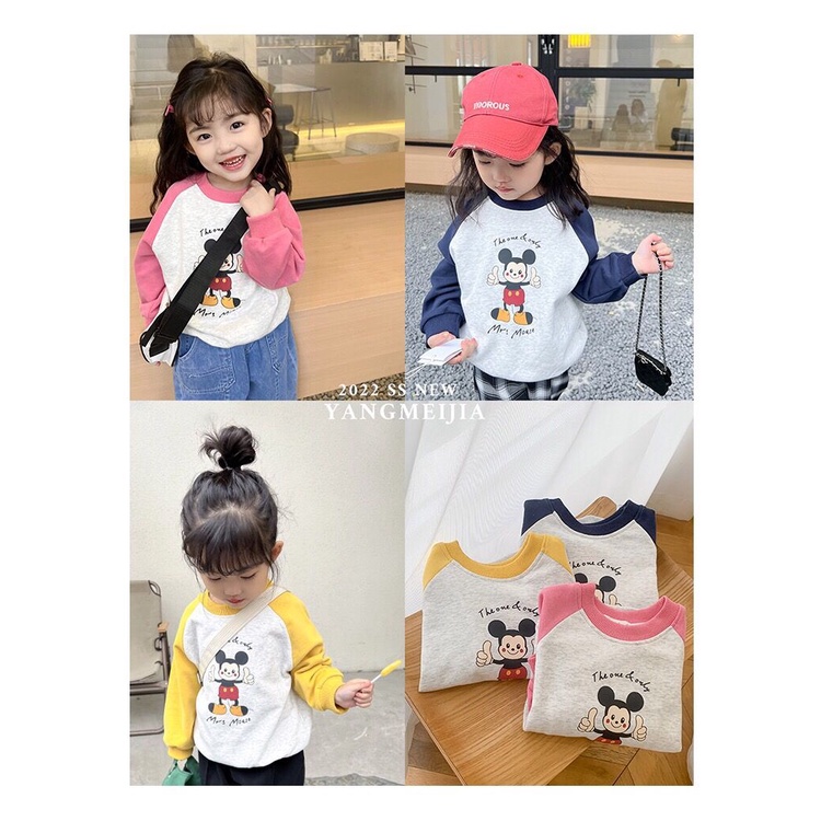 [Babycat] Hàng Có Sẵn Áo Sweater Phong Cách Nhật Bản Nhật Bản Mới Thời Trang Xuân Thu Cho Bé Gái