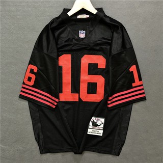 Nfl Rugby Jersey Dạo Phố Châu Âu Mỹ Đường Phố Hip hop hiphop Jersey Rời Kích Thước Lớn Hip-hop Retro Thời Gian Áo Thun
