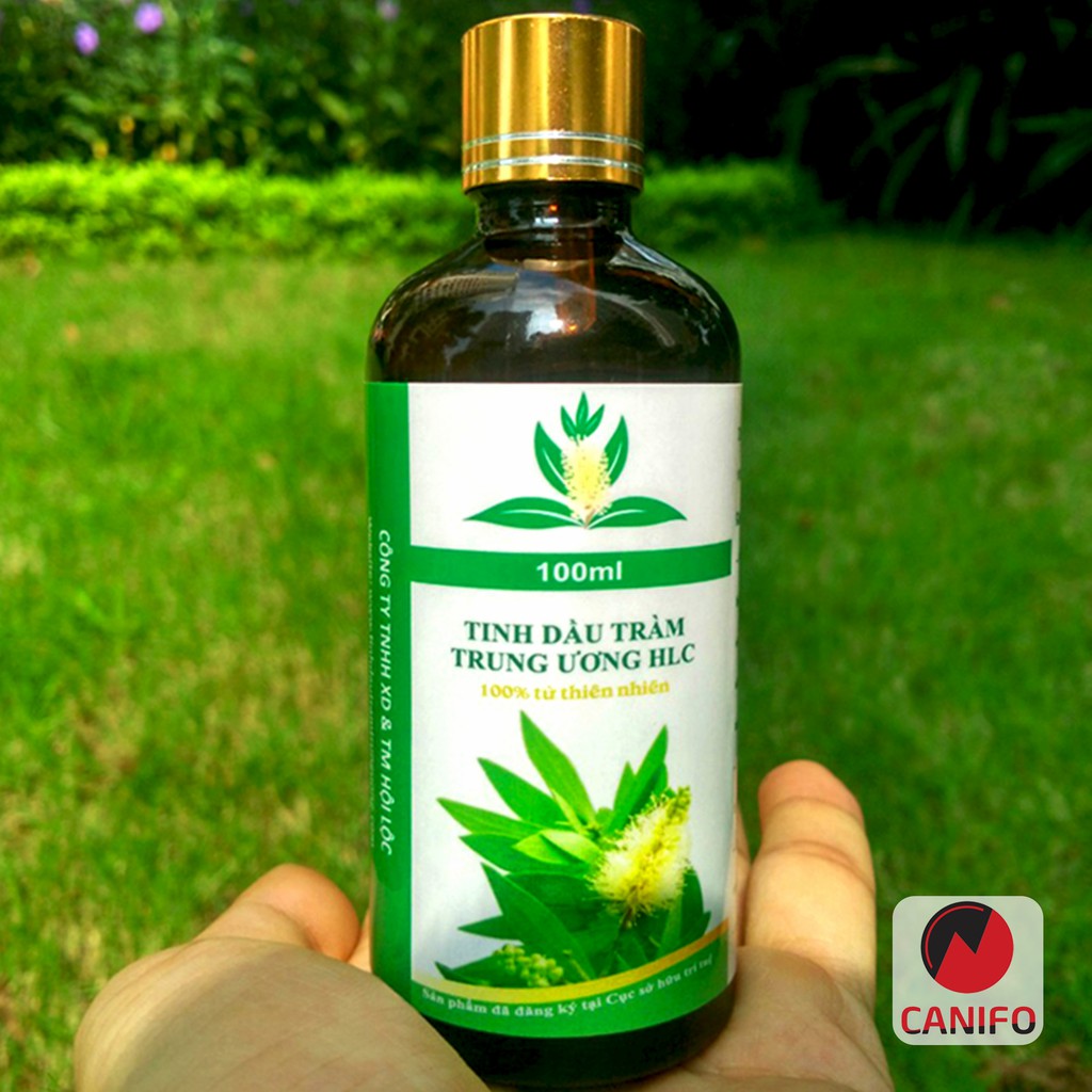 Tinh dầu tràm gió CANIFO nguyên chất 100ml có kiểm định chất lượng - Tinh dầu tràm khử mùi, xông phòng thơm nhà